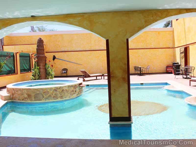 Pool At Hacienda Hotel - Los Algodones