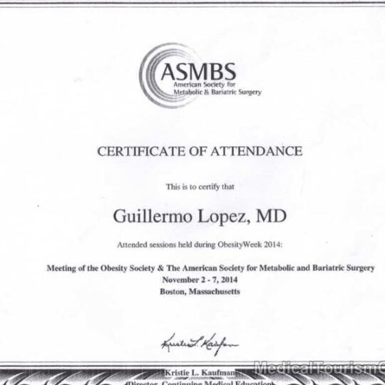 ASMBS Weight Loss Surgeon Dr. Guillermo Lopez