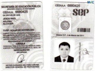 Dr. Jesús Raúl Arjona Alcocer | License