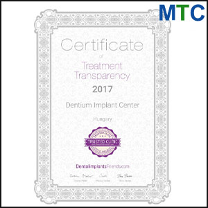 Dentium Implant Center | Treatment Transparency Certificate