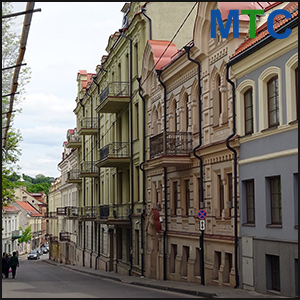 Vilnius Old Town in Lithuania