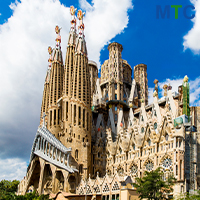 Sagrada Familia Basilica in Barcelona