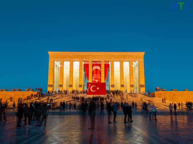 Anitkabir in Ankara, Turkey