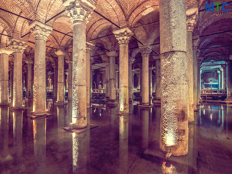 Basilica Cistern in Istanbul, Turkey