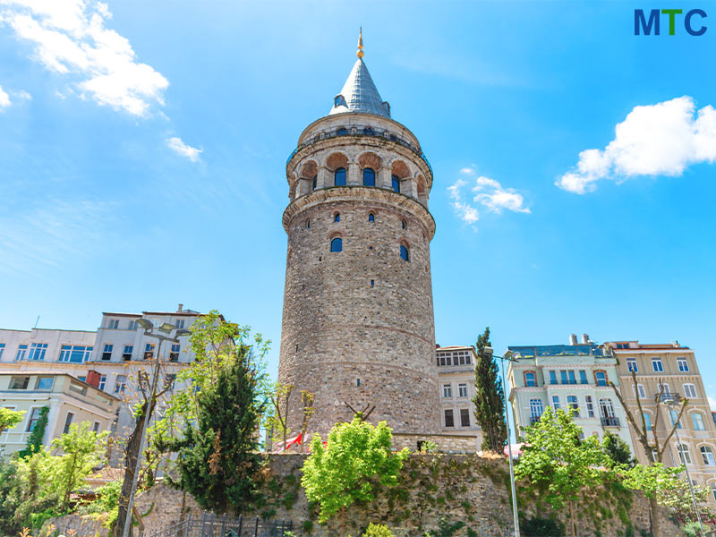 Galata Tower in Istanbul, Turkey