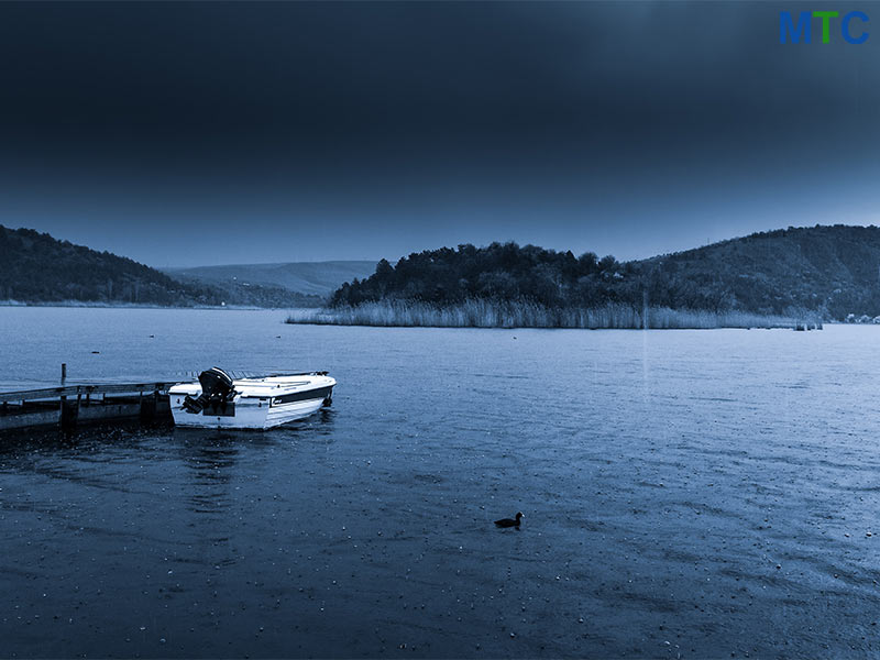 Lake Eymir in Ankara, Turkey