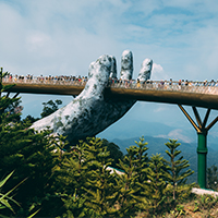 Golden Hands Bridge, Vietnam